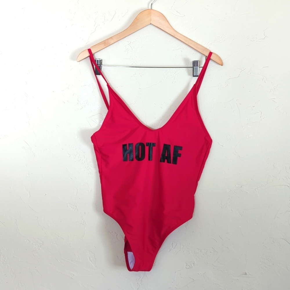 HOT AF one-piece swimsuit